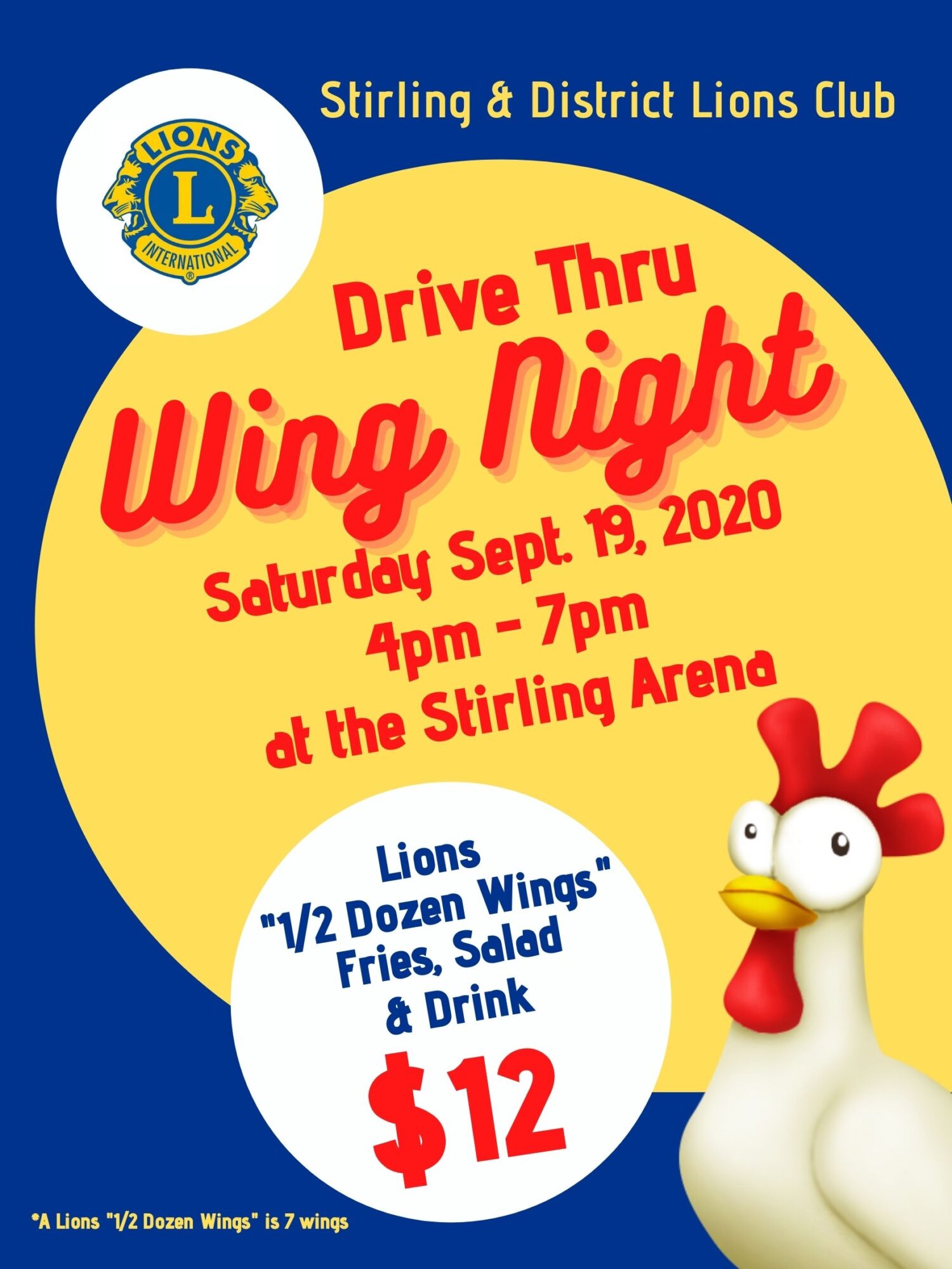 Lions Wing Night Lions Wing Night